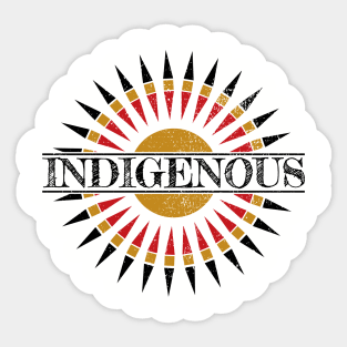 Sioux Indigenous Pattern Sticker